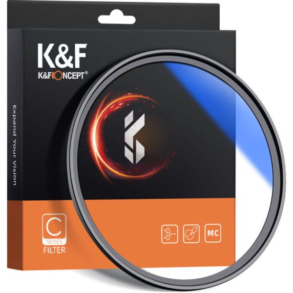 Filtro K&F Concept Ultravioleta MCUV Blue Coat Slim 67mm