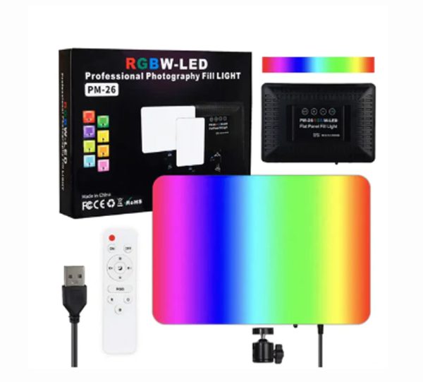 RGBW-LED PM-26 Fotografía Profesional Luz De Relleno - Imagen 4