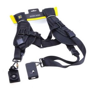 Correa doble de hombro y cadera + segunda tira de seguridad