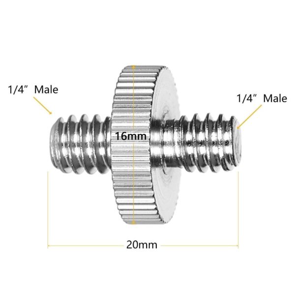 Adaptador universal de ¼” Macho a ¼” Macho - Imagen 2