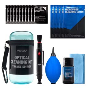 Kit portátil de limpieza para cámaras digitales DKL-15B.