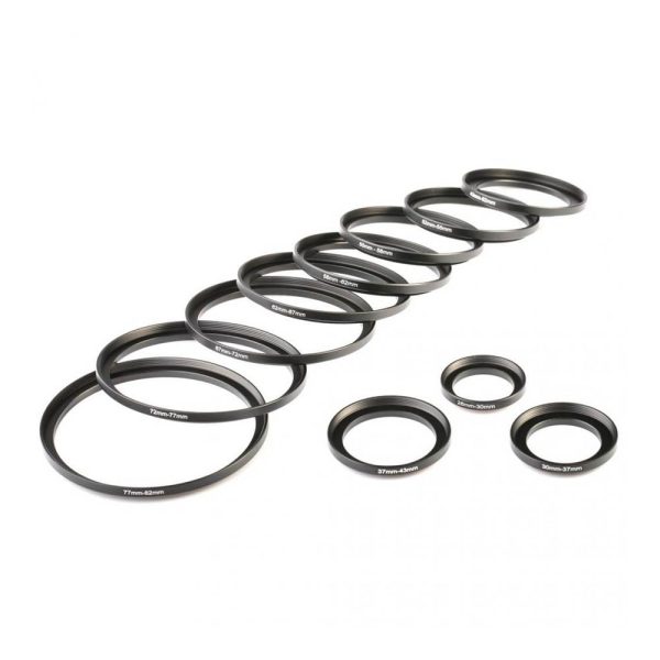 Kit de 9 anillos adaptadores K&F Concept Step Up - Imagen 2