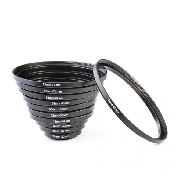 Kit de 9 anillos adaptadores K&F Concept Step Up - Imagen 3