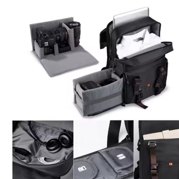 Mochila K&F Concept Multifunctional DSLR Camera Travel Backpack - Imagen 4