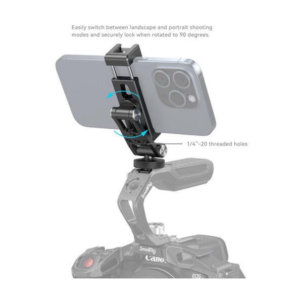 Portacelular SmallRig 4301 con acople NATO y zapata - Imagen 6