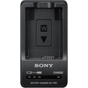 Cargador de batería Sony BC-TRW serie W (negro)
