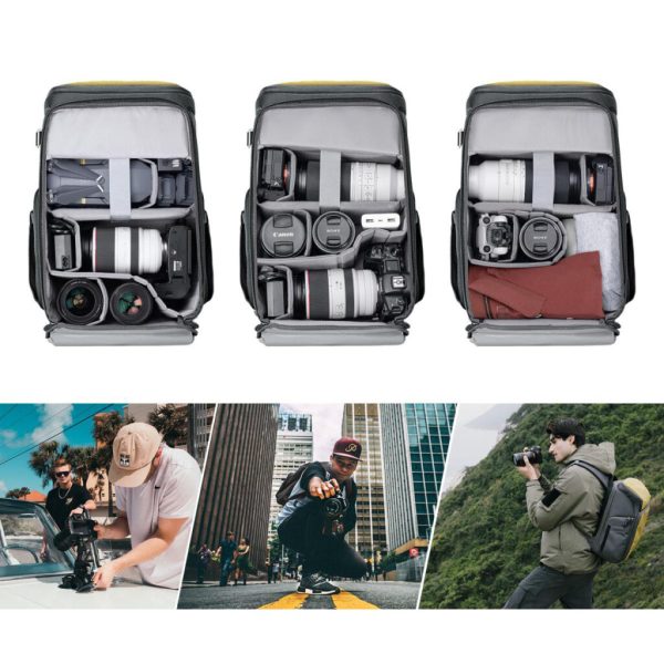 Mochila K&F Concept Alpha Backpack Gris, 25 litros - Imagen 2