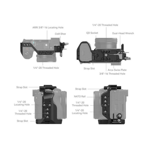 Jaula SmallRig 4336 para Sony A6700 - Imagen 4
