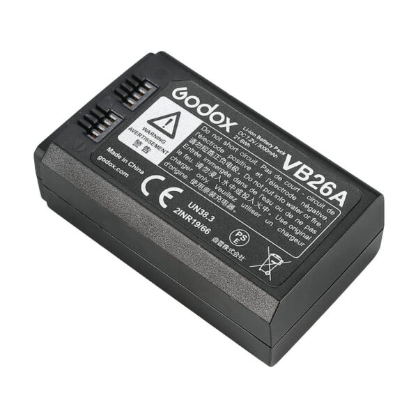 Bateria Godox Witstro VB26A para flash V1 - V860III- V850III - Imagen 4