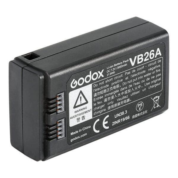 Bateria Godox Witstro VB26A para flash V1 - V860III- V850III - Imagen 5