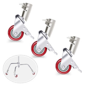 Juego de 3 ruedas de 3", para C-Stand