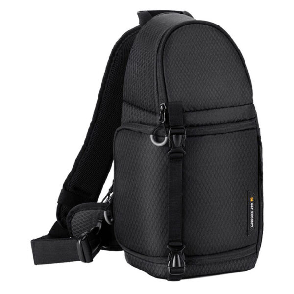 Mochila cruzada K&F Concept Beta Messenger, Negra, 10 litros