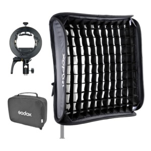 Softbox Godox 80x80cm con Bracket Tipo S2 y panal de abeja