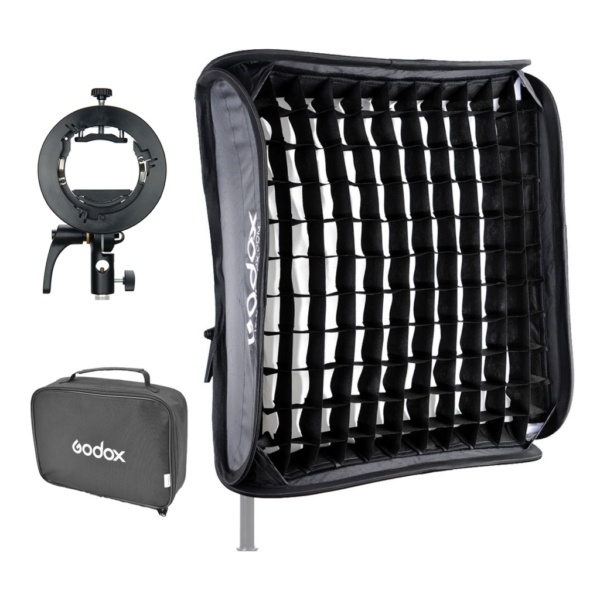 Softbox Godox 80x80cm con Bracket Tipo S2 y panal de abeja - Imagen 9