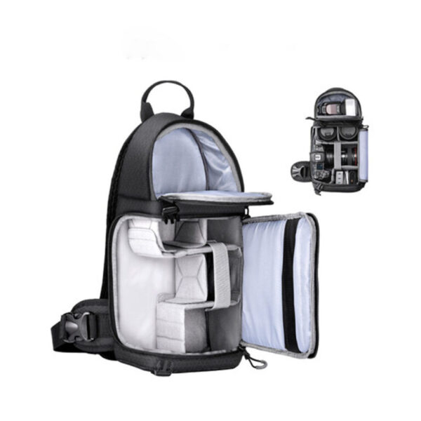 Mochila cruzada K&F Concept Beta Messenger, Negra, 10 litros - Imagen 7