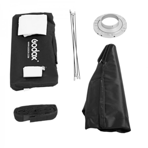 Softbox Godox 30x120cm con acople Bowens y panal de abeja - Imagen 3