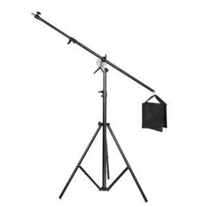 Tripode Lightstand Ceferino grúa  Cstand de aluminio y hierro para  trabajo pesado de 10 KG