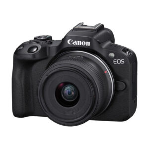 Cámara Mirrorless Canon R50 con lente RF-S 18-45mm IS STM