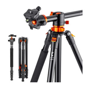 Trípode Monopod Cenital K&F Concept T254A4 + BH-28L, 185cm, 10kg. (KF09.090V1)