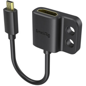 Cable adaptador ultradelgado SmallRig 3021 HDMI hembra a Micro HDMI macho,