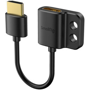 Cable adaptador ultradelgado SmallRig 3019 HDMI hembra a HDMI macho, 14cm