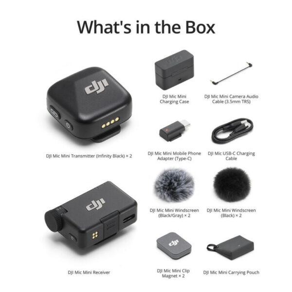 Micrófonos DJI Mic Mini, 2 micrófonos - Imagen 3