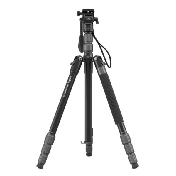 Trípode monopod SmallRig CT180 cabeza fluida, 180cm, 3kg, con porta celular - Imagen 5