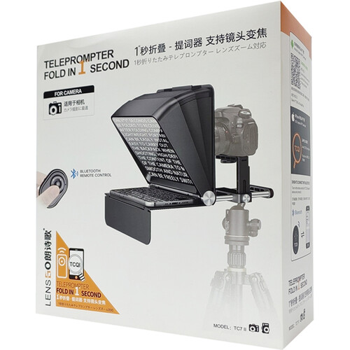 Teleprompter Lensgo TC7II Ultimate para cámara, celulares y iPad, proyección de hasta 7.9″ - Imagen 5