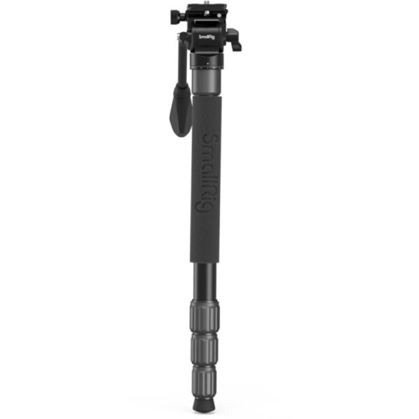 Trípode monopod SmallRig CT180 cabeza fluida, 180cm, 3kg, con porta celular - Imagen 8