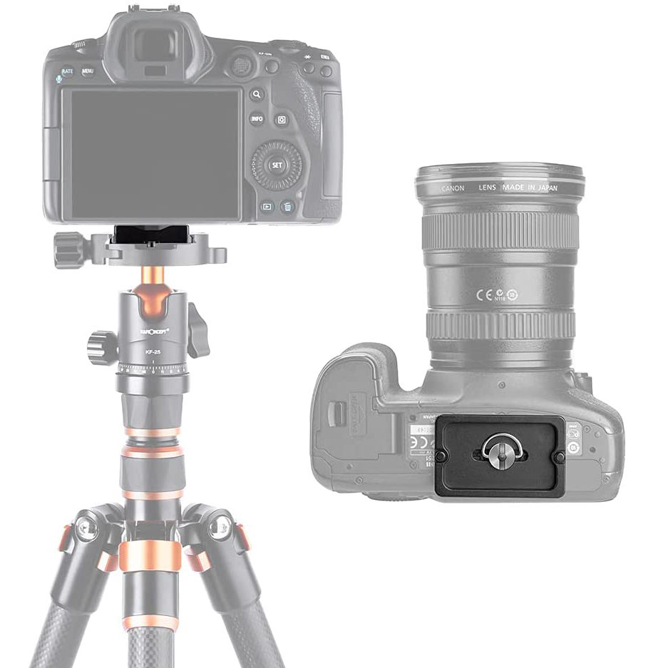 Zapata, plate, galleta K&F Conpect tipo Arca Swiss de 38mm de ancho - Imagen 2