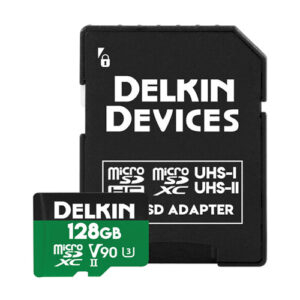 Memoria Delkin 128GB POWER microSD UHS-II SDXC U3 V90