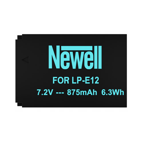 Batería Newell LP-E12, 875mAh, para Canon - Imagen 2