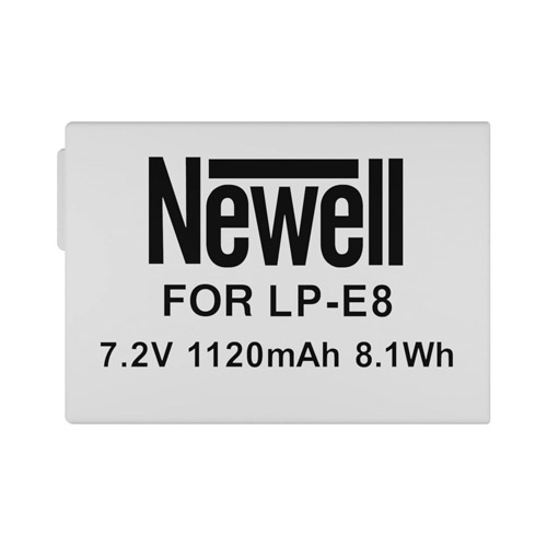 Batería Newell LP-E8, 1120mAh, para Canon