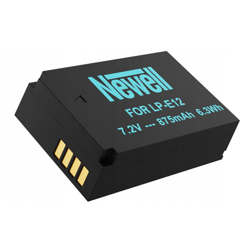 Batería Newell LP-E12, 875mAh, para Canon - Imagen 3