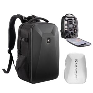Mochila para cámara K&F Concept, carcasa rígida Nature Wander 10 de 22 L (negra)