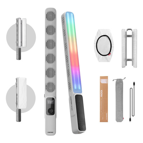 Barra LED Zhiyun Cinepeer CF100 Combo, RGB de 100 watts - Imagen 3