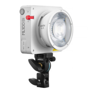 Led portatil Godox ML100Bi Kit2, Bicolor, 120 watts, 2 reflectores, fuente AC, base V-Mount