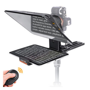 Teleprompter Lensgo TC12, para cámaras, proyección de hasta 12.9″
