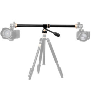 Adaptador QZSD YT01 para trípodes, tubo de columna lateral, con adaptador de tornillo de 3/8